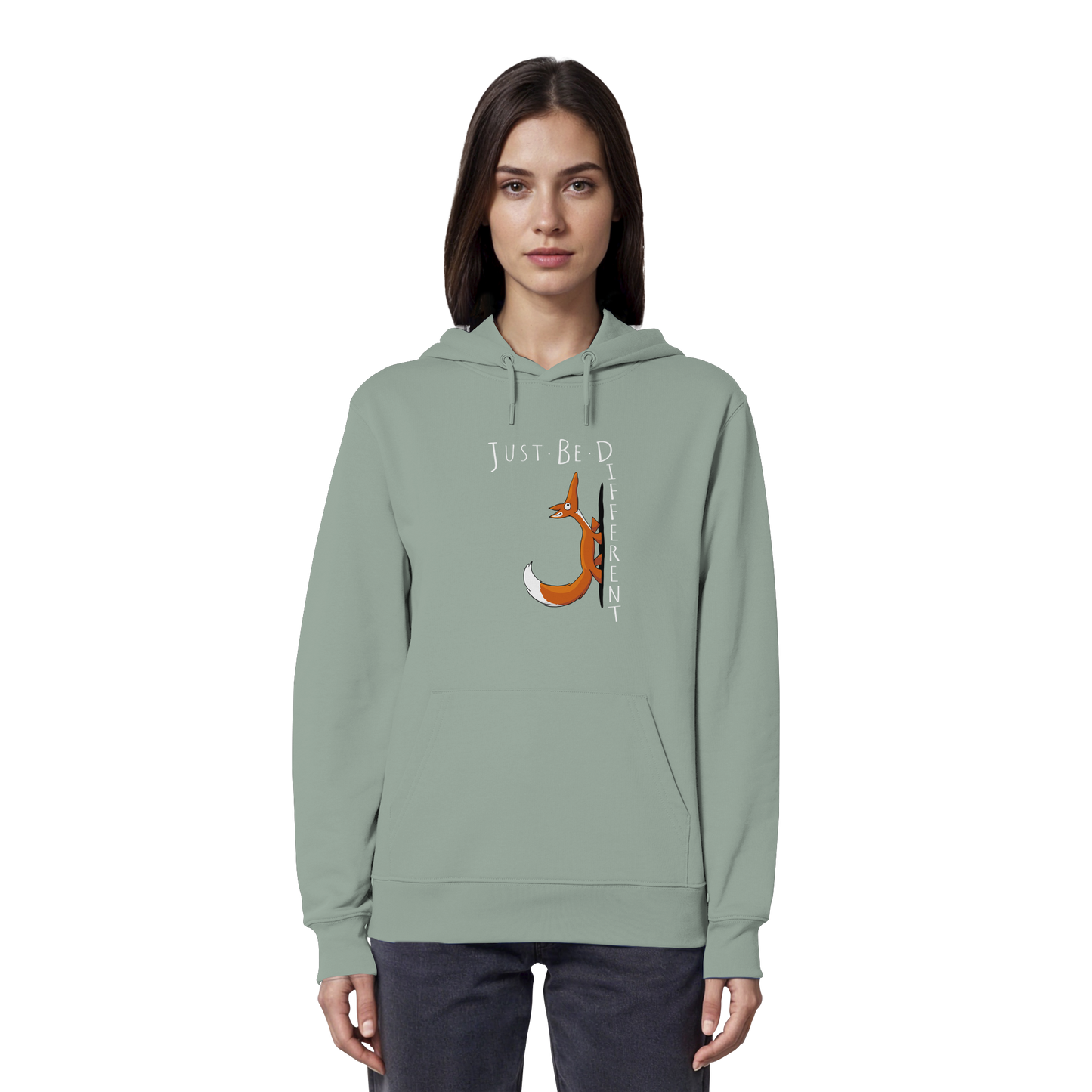 Just Be Different | Sei Anders, kleiner Fuchs - Organic Hoodie
