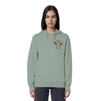 Bockiges Mufflon Widder Schafbock - Organic Hoodie