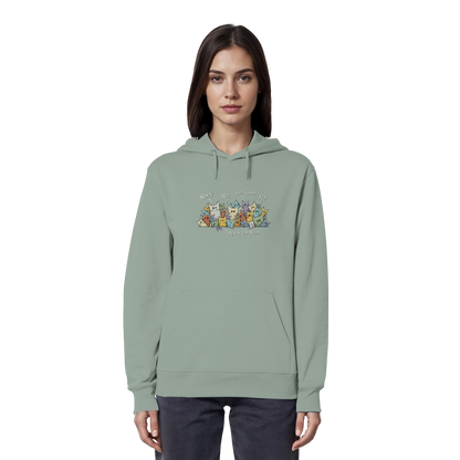 Nope, Nee, Nö Katzen - Organic Hoodie