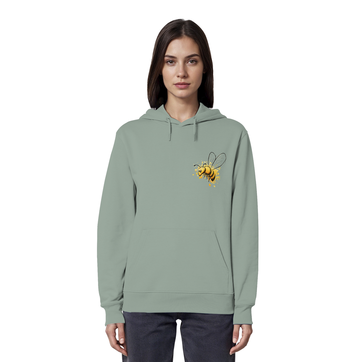 Lässige kleine Honig-Biene - Organic Hoodie