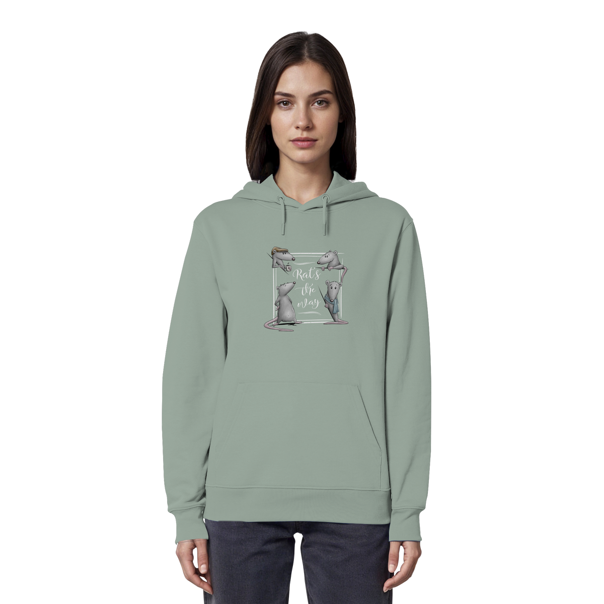 Rat’s The Way Kaffeehaus Ratten - Organic Hoodie