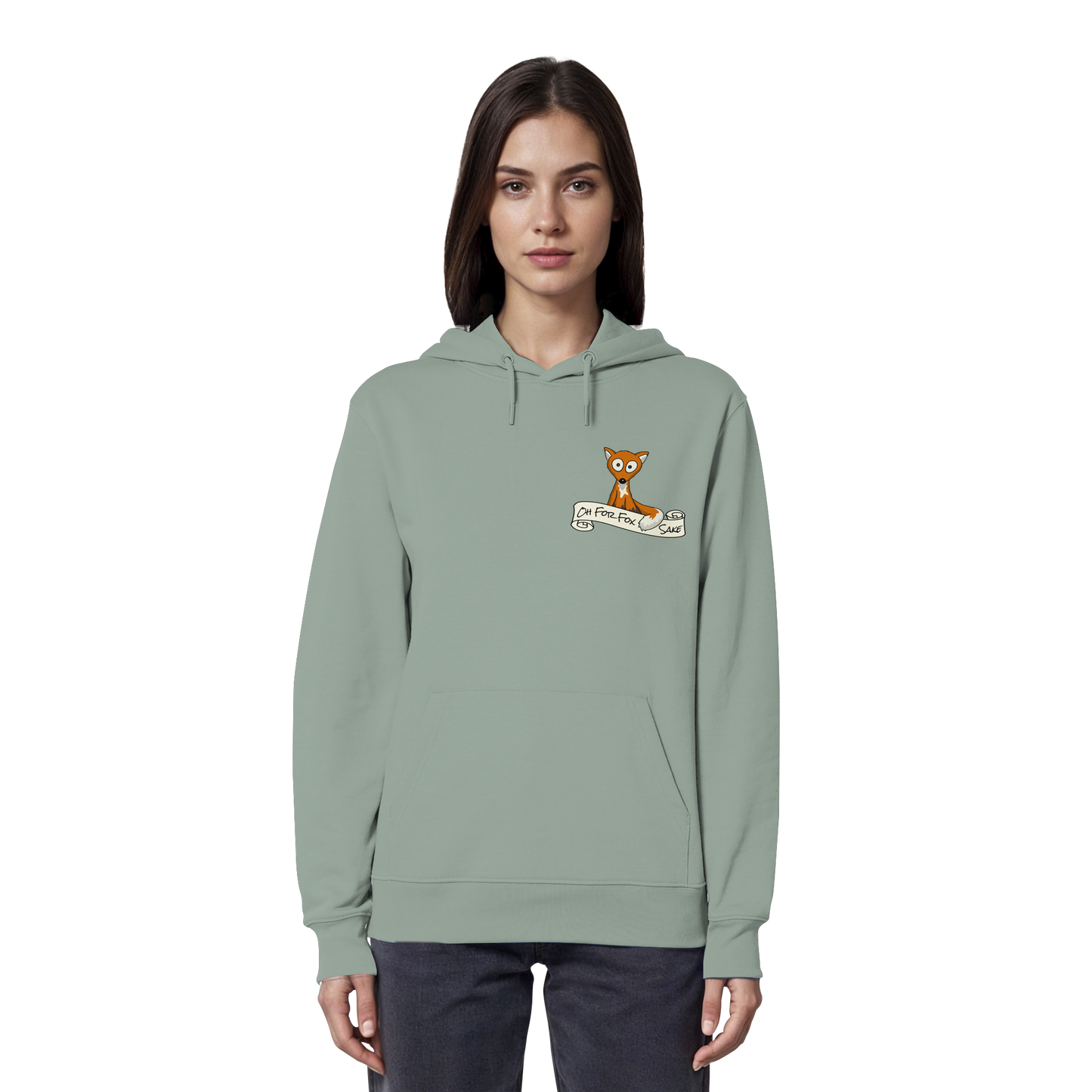 Oh For Fox Sake – Um Fuchses Willen - Organic Hoodie