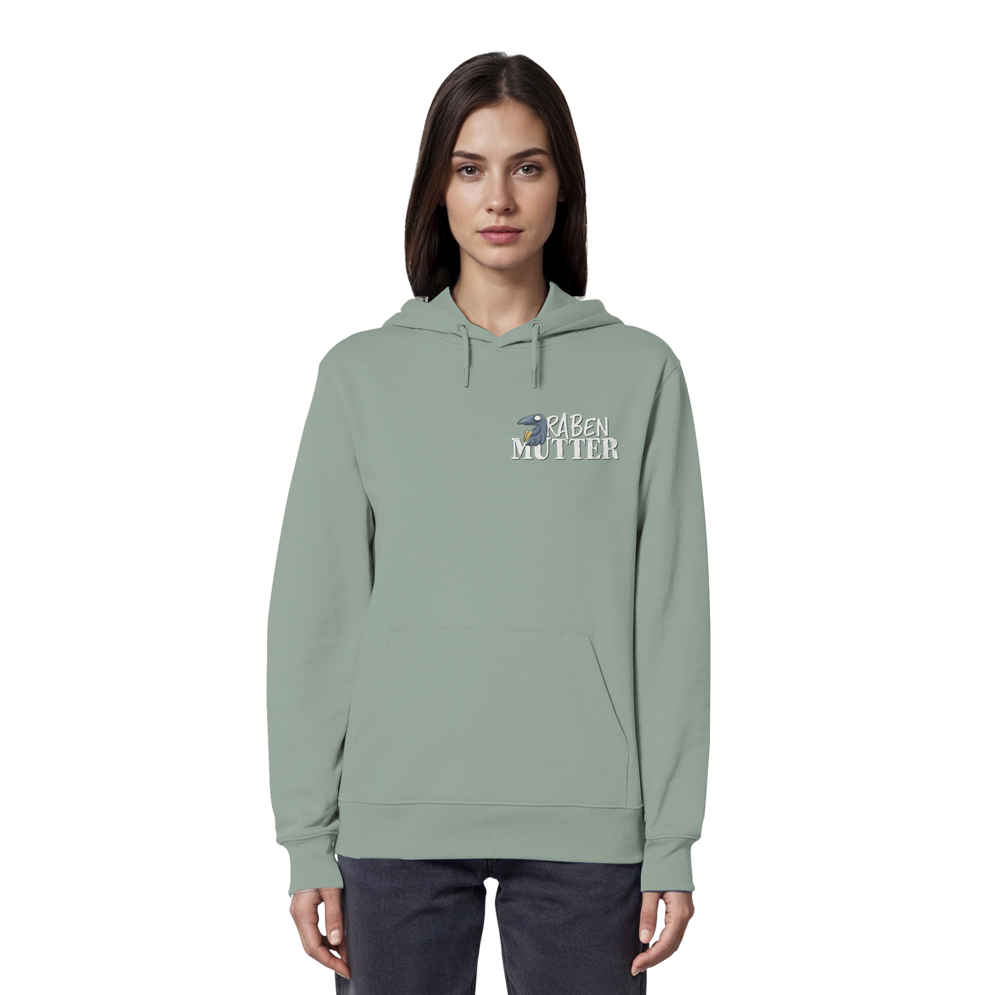 Rabenmutter Krähenmama - Organic Hoodie