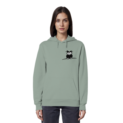 Kleine struppige Eule - Organic Hoodie