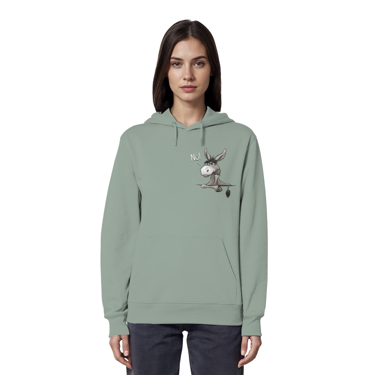 Nö! Störrischer Esel - Organic Hoodie