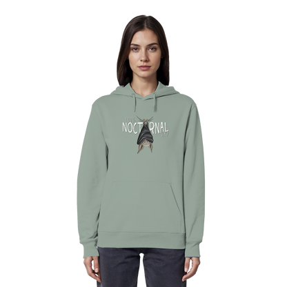 100% nachtaktive Fledermaus - Organic Hoodie