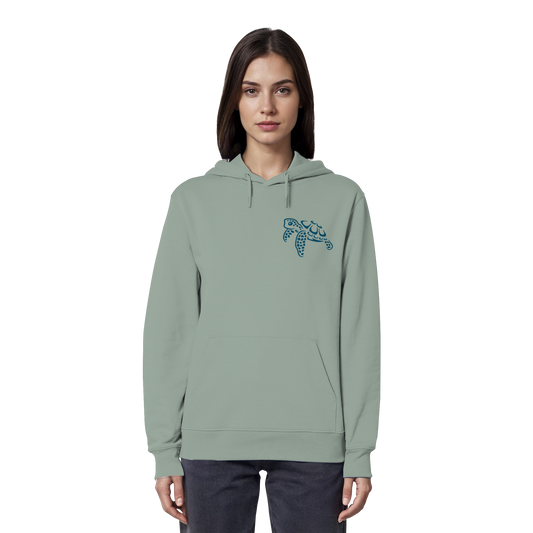 Lässig lustige Wasserschildkröte - Organic Hoodie