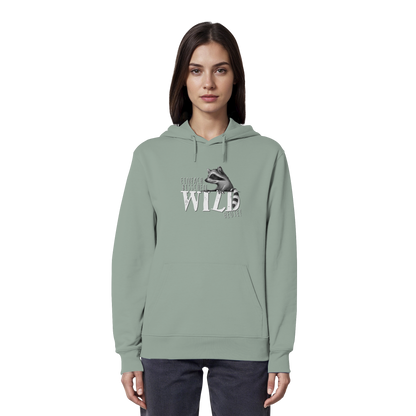 Bisschen wild heute! Waschbär - Organic Hoodie