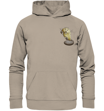 Lustiger frecher Biber - Organic Hoodie