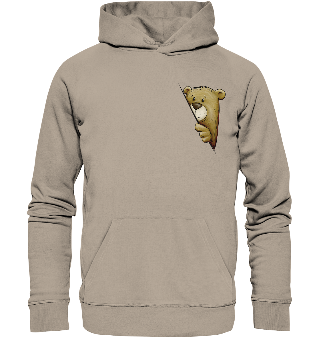Funky Bär Illustration - Organic Hoodie