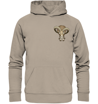 Bockiges Mufflon Widder Schafbock - Organic Hoodie