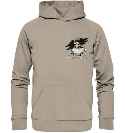Der frühe Vogel kann mich mal | Kaffee Rabe - Organic Hoodie