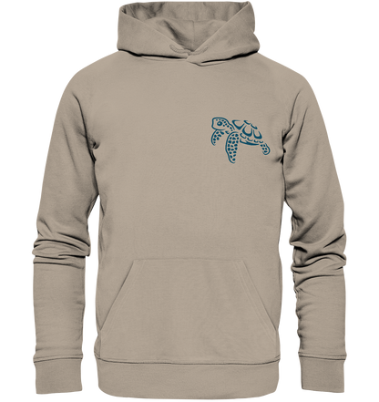 Lässig lustige Wasserschildkröte - Organic Hoodie