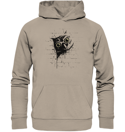 Lässige Street Art Eule - Organic Hoodie