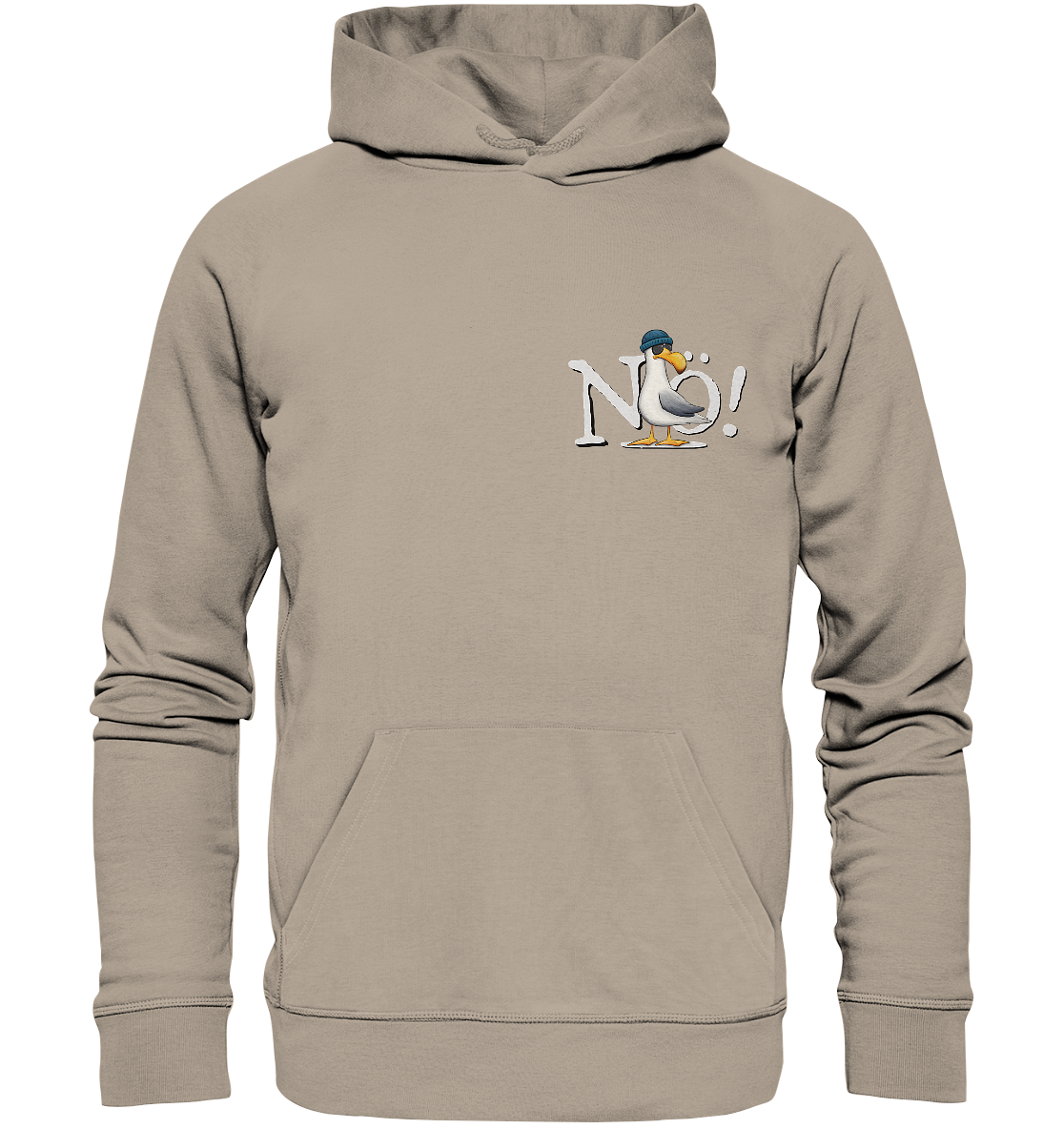 Nö Kein Bock Möwe - Organic Hoodie