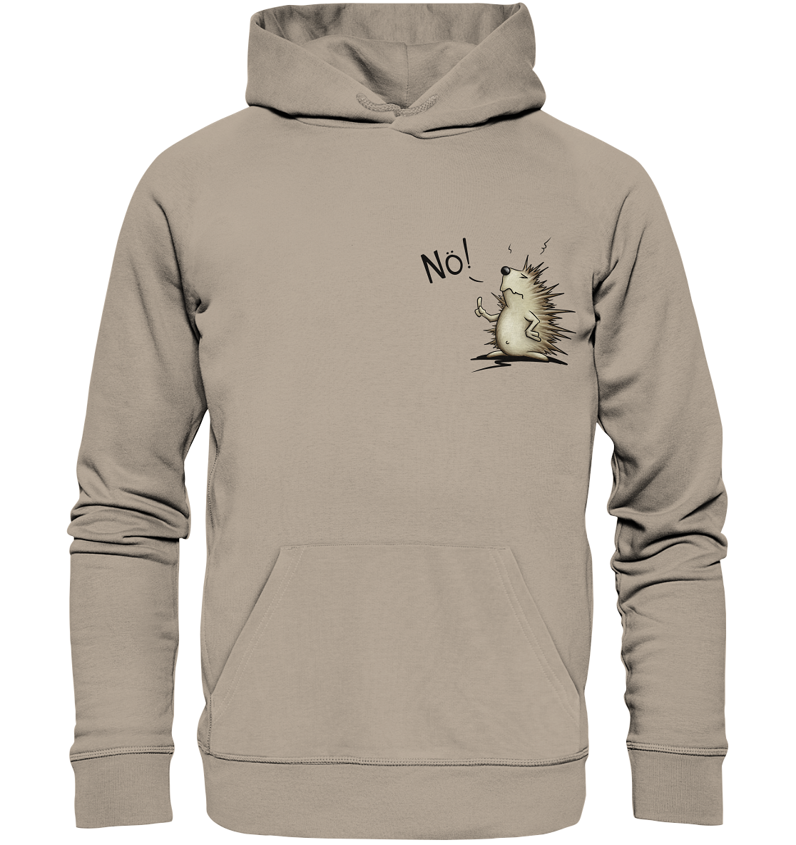 Nö! Grummeliger Igel - Organic Hoodie