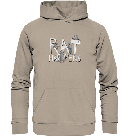 Rat Happens Ratten - Organic Hoodie