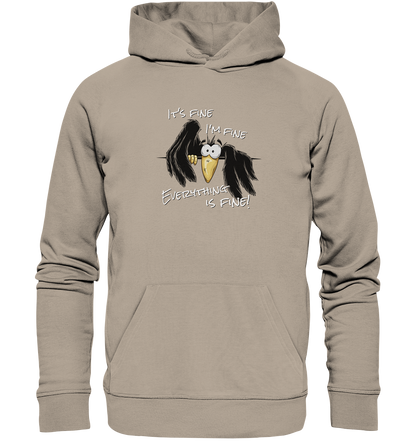 I’m Fine Rabe | Alles Gut Krähe - Organic Hoodie