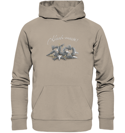 Kraah-masté! Yoga Raben Krähen - Organic Hoodie