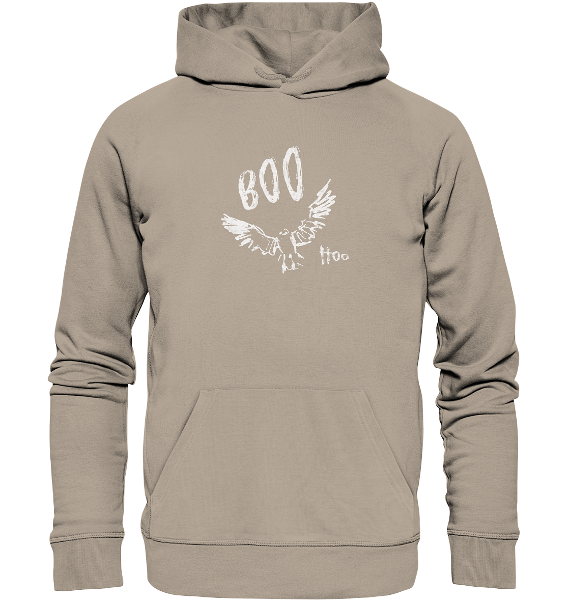 Boo Hoo! Fliegende Eule  - Organic Hoodie