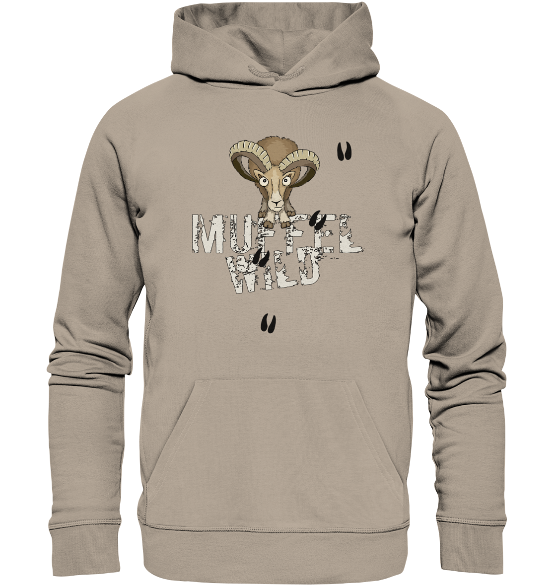 Muffel Wild Mufflon - Organic Hoodie