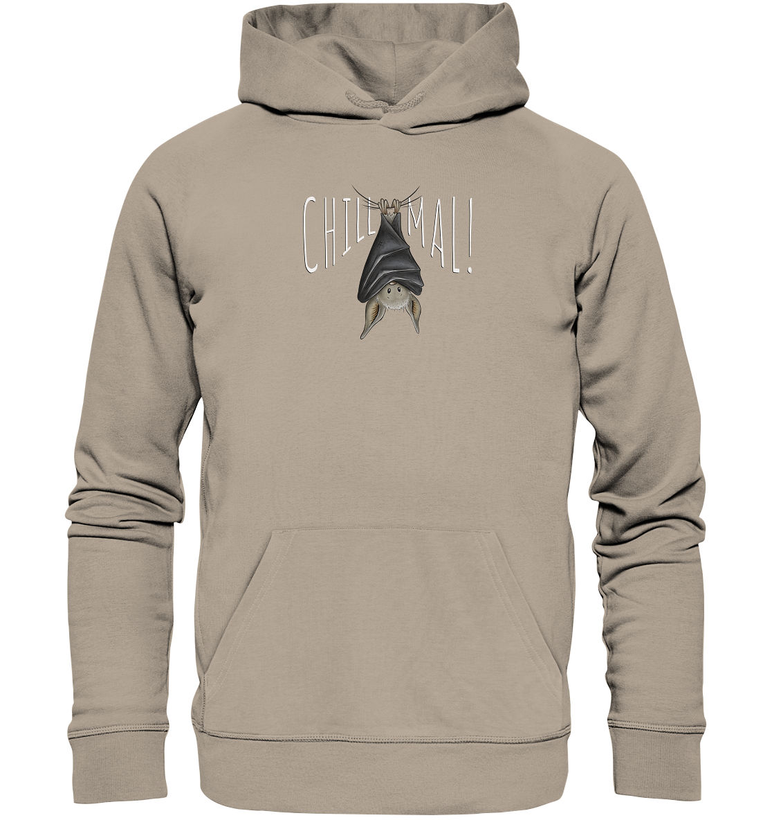 Chill Mal gemütliche Fledermaus - Organic Hoodie