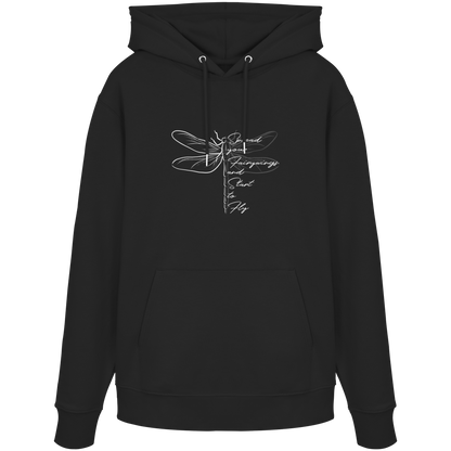 Breite die Flügel aus und flieg los | Libelle - Organic Hoodie