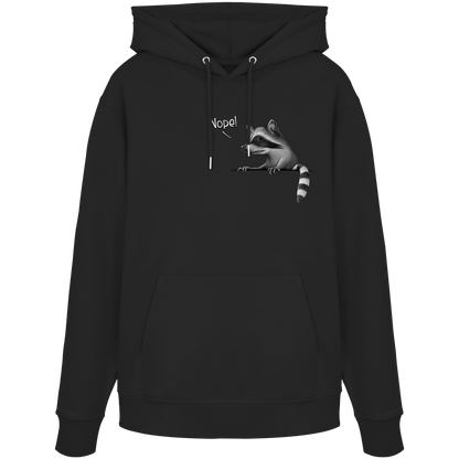 Nope! Frecher verwegener Waschbär - Organic Hoodie