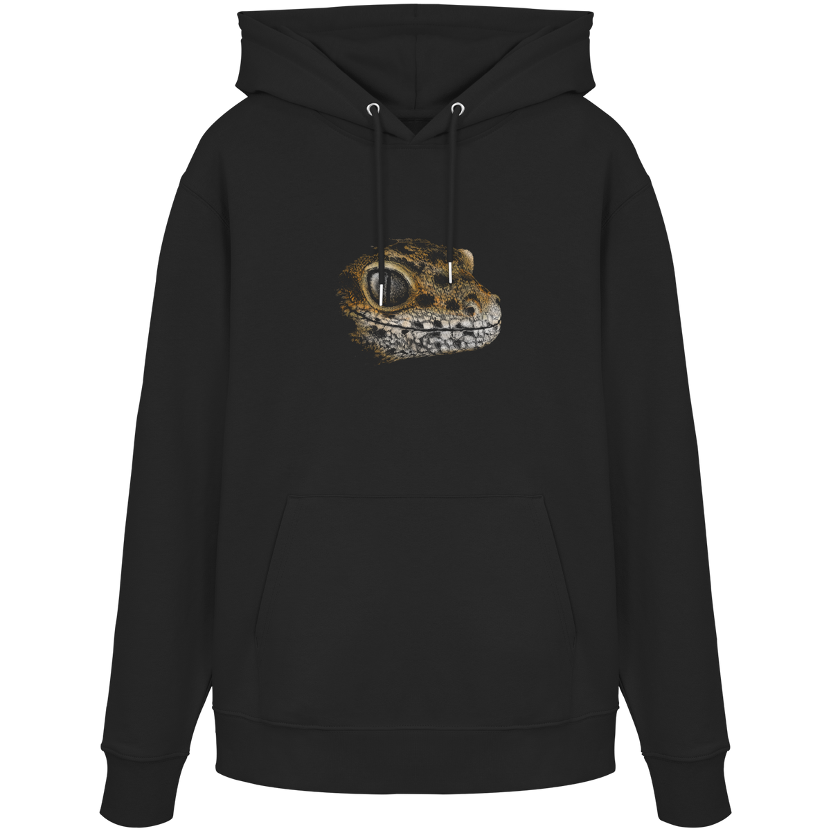 Leopard Gecko Skizze Kritzelkunst - Organic Hoodie
