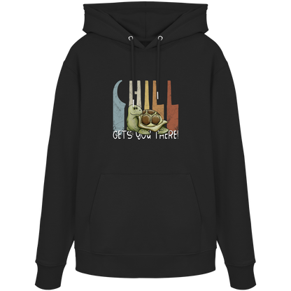 Gechillt gemütliche Schildkröte - Organic Hoodie