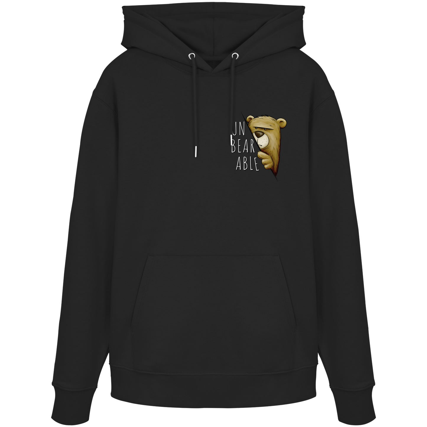 Unbearable – Unerträglich Bär - Organic Hoodie