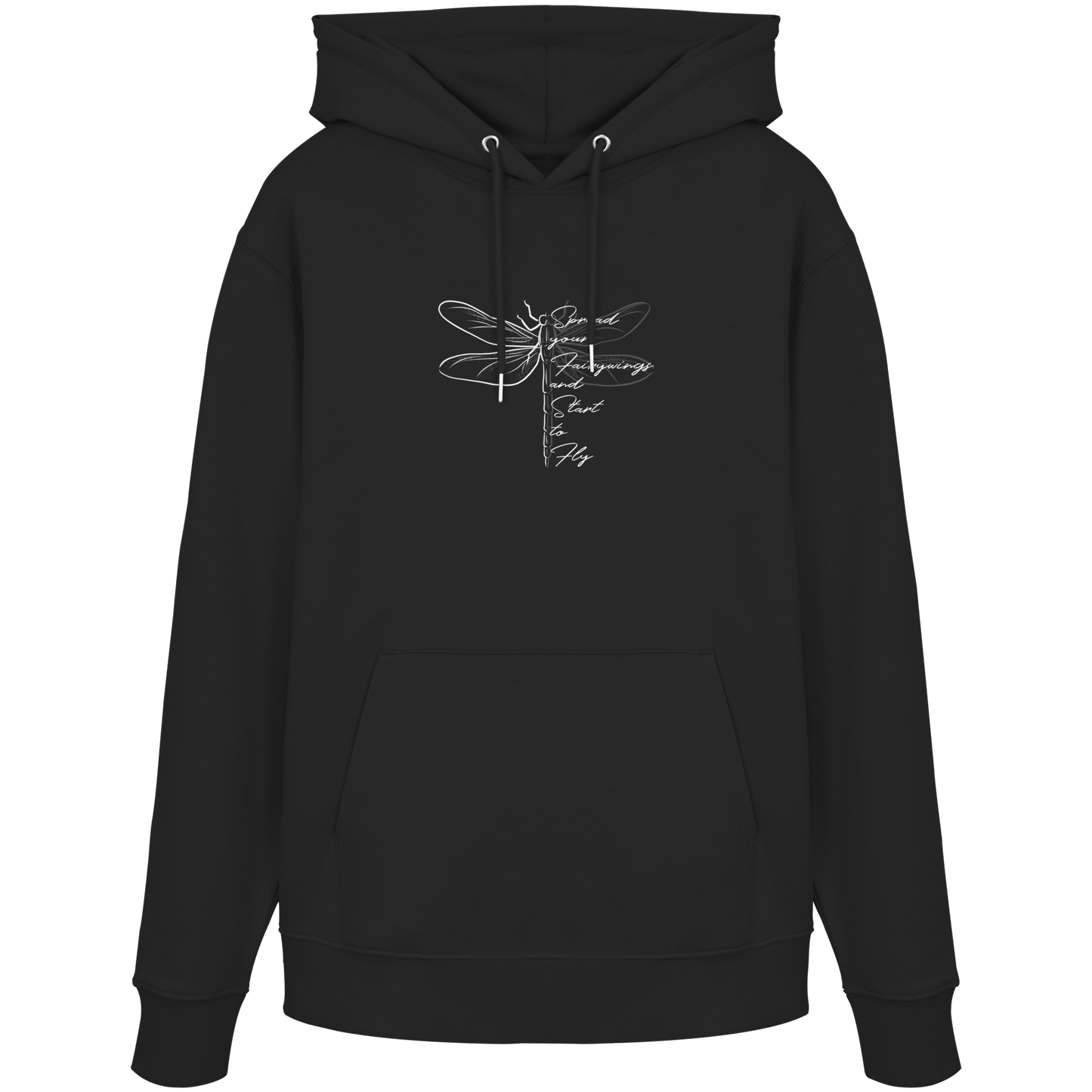 Breite die Flügel aus und flieg los | Libelle - Organic Hoodie