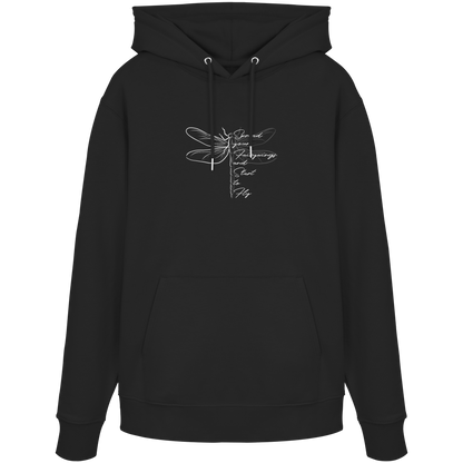 Breite die Flügel aus und flieg los | Libelle - Organic Hoodie