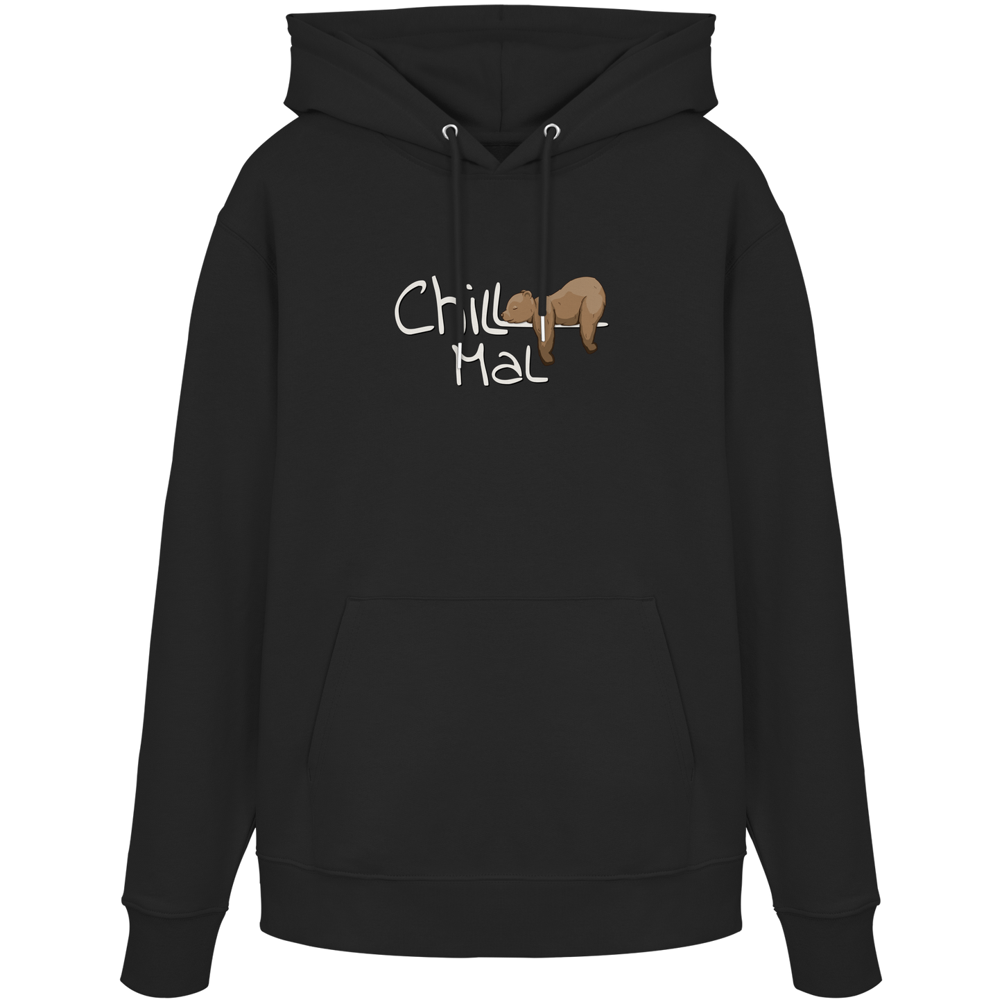 Chill Mal schläfriger Braunbär - Organic Hoodie