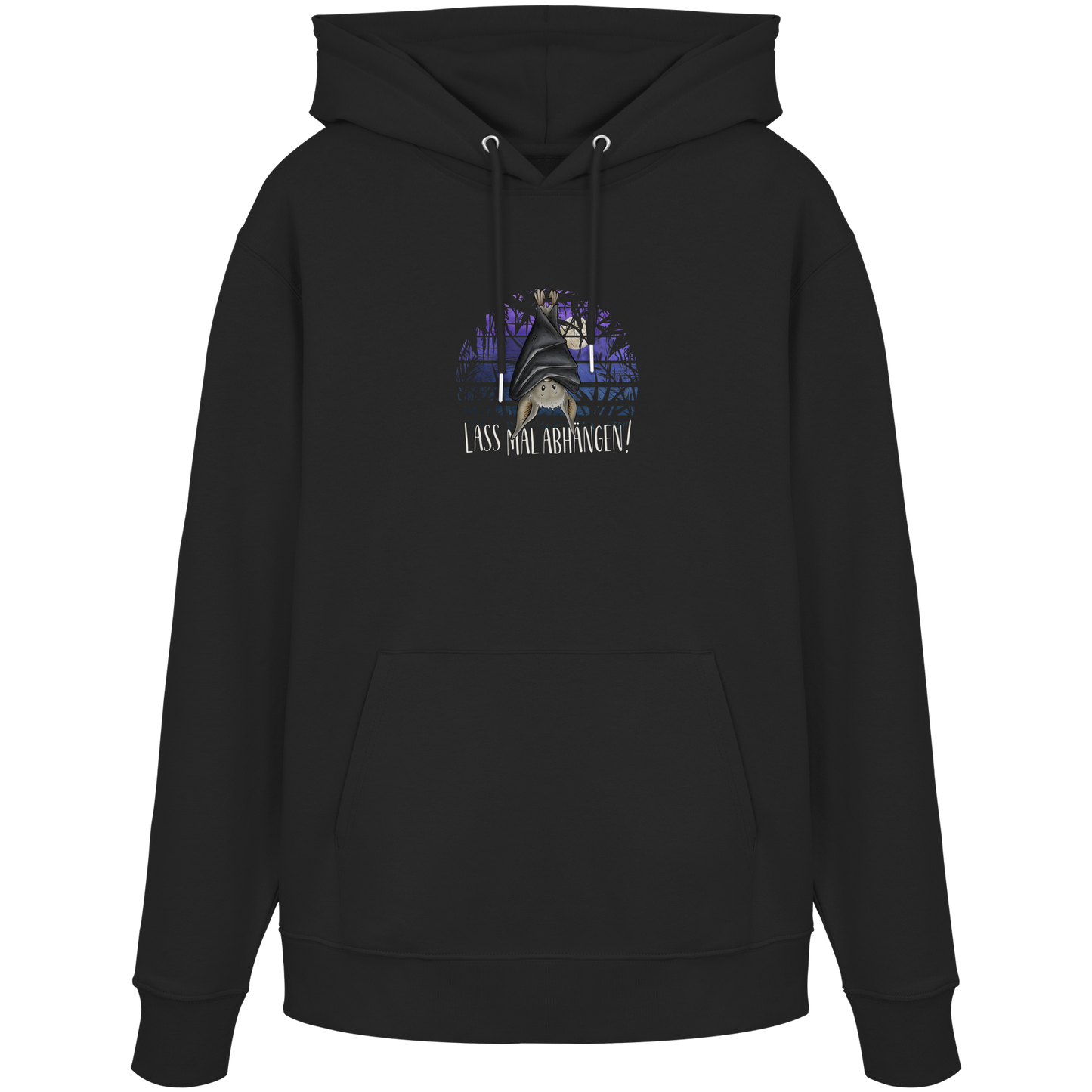 Lass mal abhängen Fledermaus - Organic Hoodie