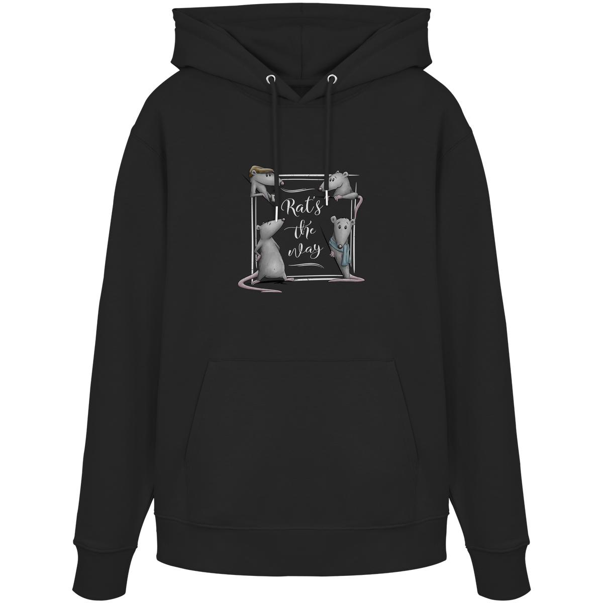 Rat’s The Way Kaffeehaus Ratten - Organic Hoodie