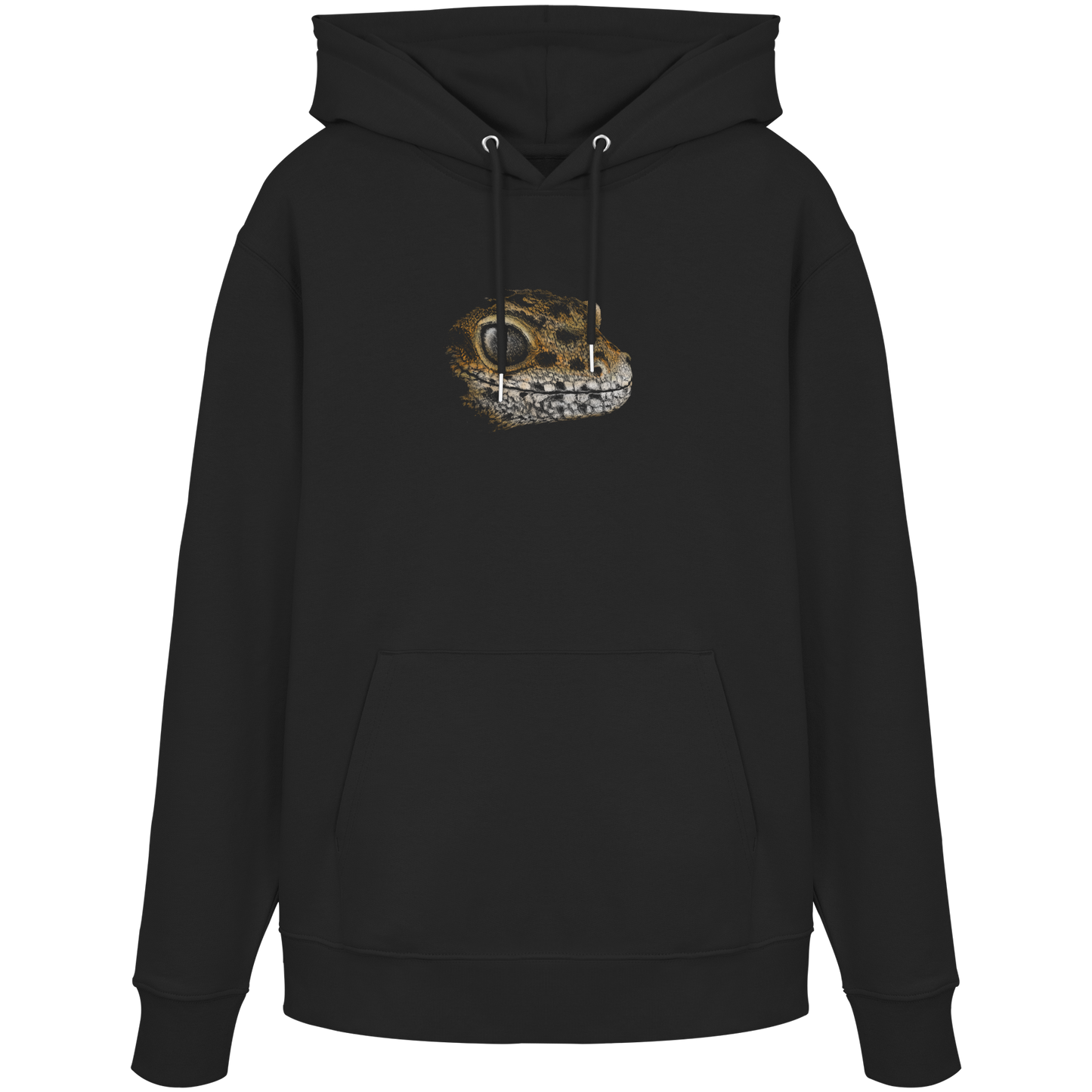 Leopard Gecko Skizze Kritzelkunst - Organic Hoodie