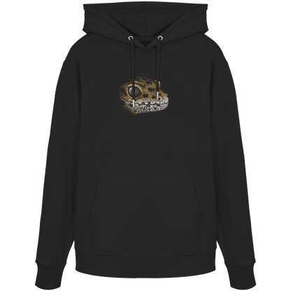 Leopard Gecko Skizze Kritzelkunst - Organic Hoodie