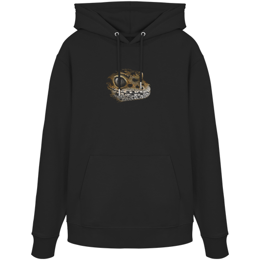 Leopard Gecko Skizze Kritzelkunst - Organic Hoodie
