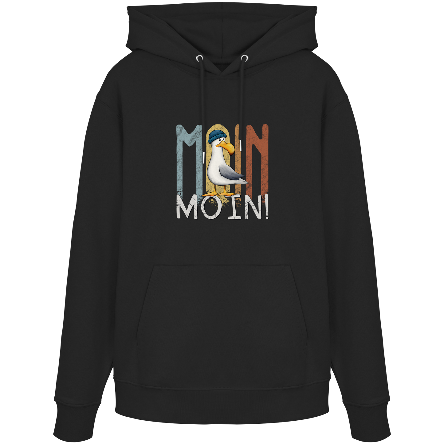 Moin Moin norddeutsche Möwe - Organic Hoodie