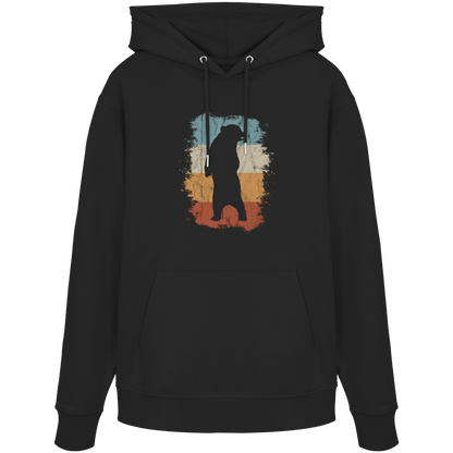 Retro Bären-Silhouette - Organic Hoodie