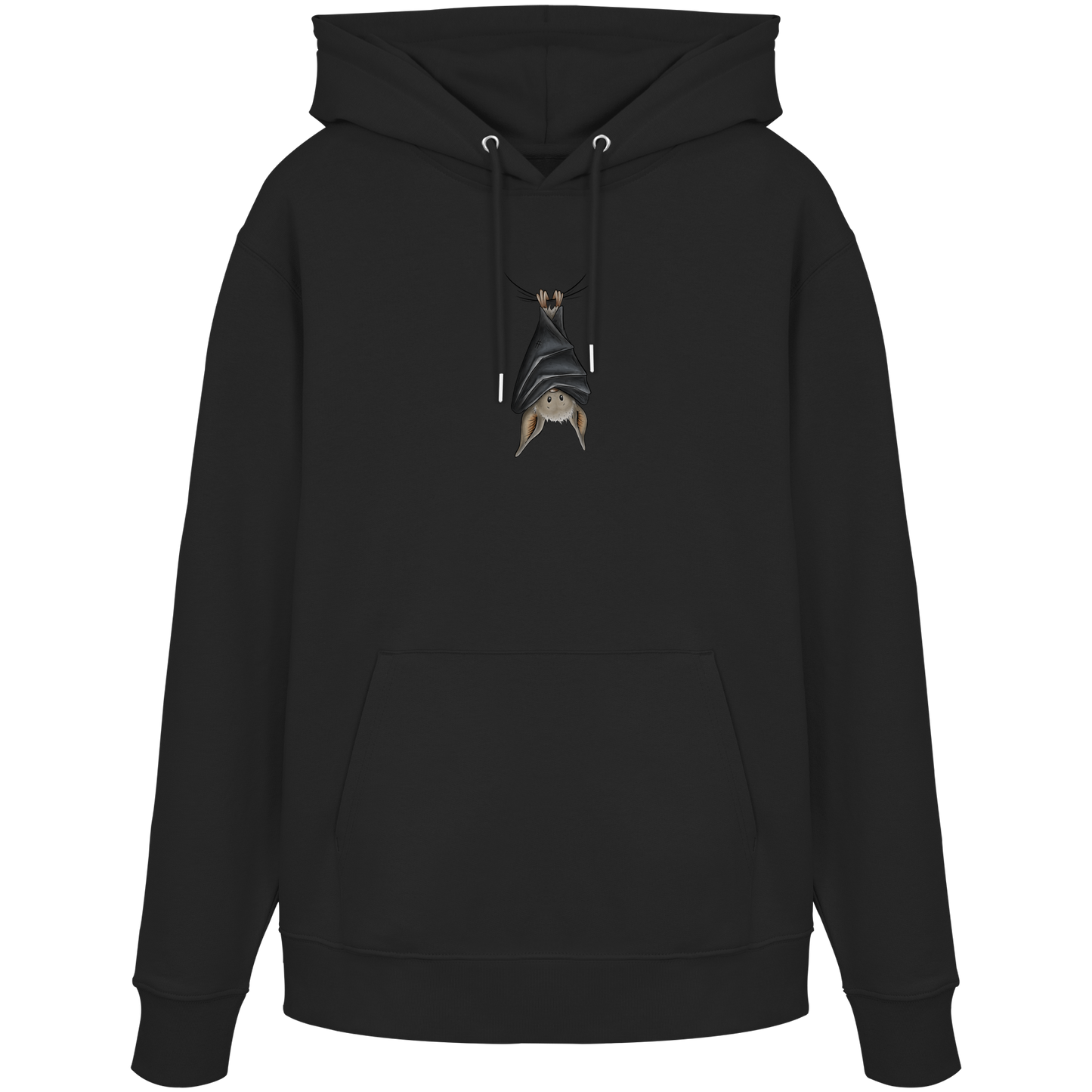 Lustig chillende Fledermaus - Organic Hoodie