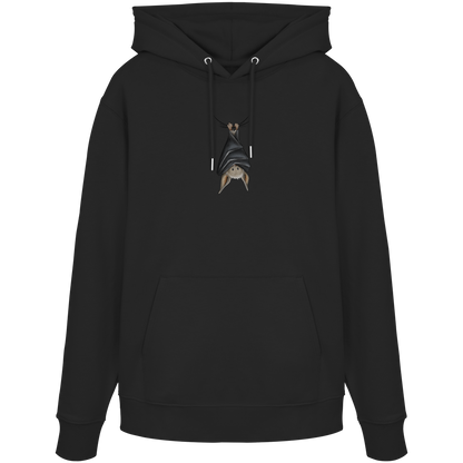 Lustig chillende Fledermaus - Organic Hoodie