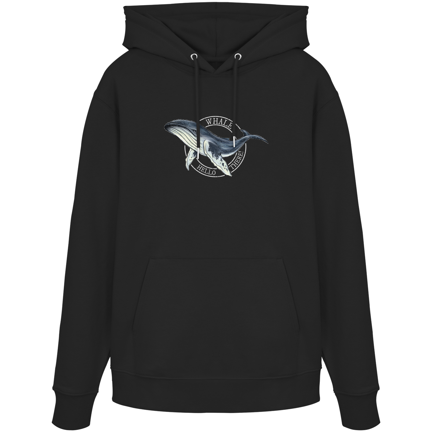 Whale, Hello There | Buckelwal - Organic Hoodie