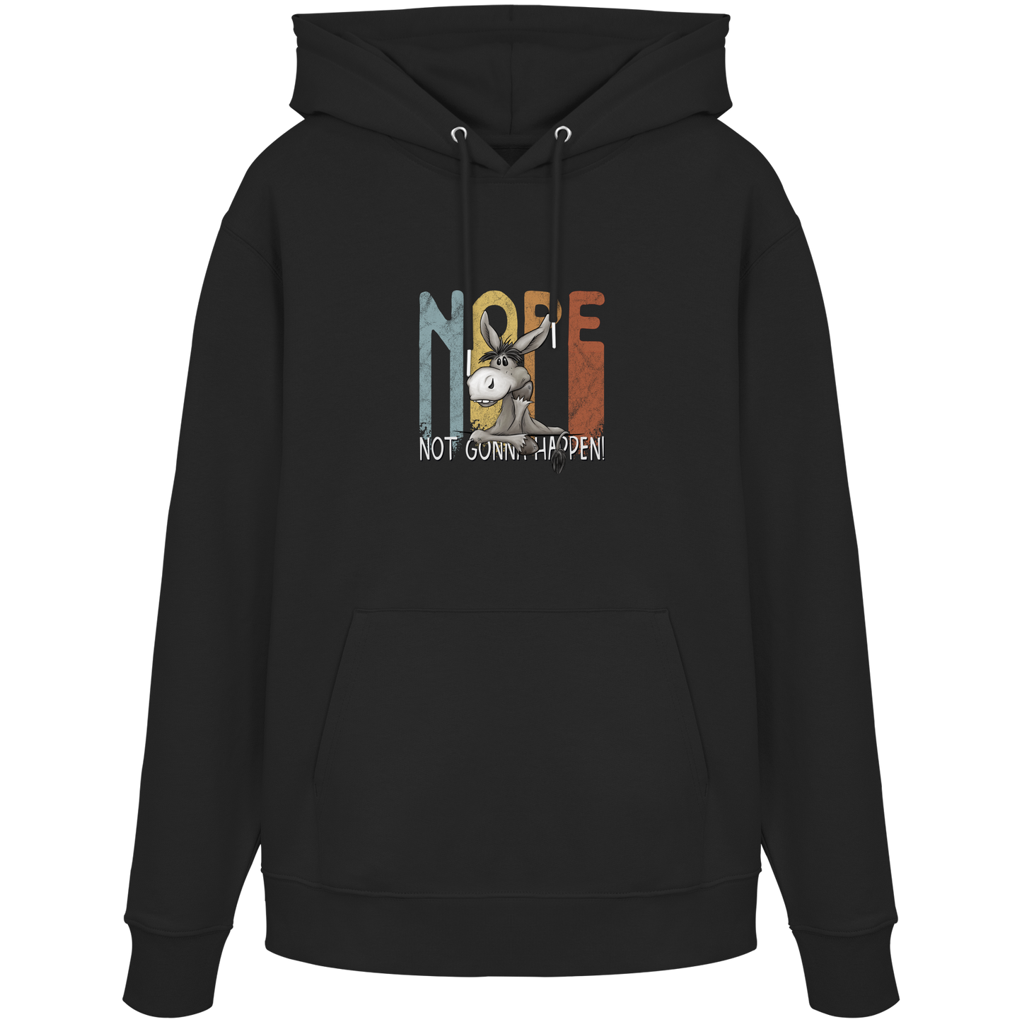 Nope | bockiger Esel - Organic Hoodie