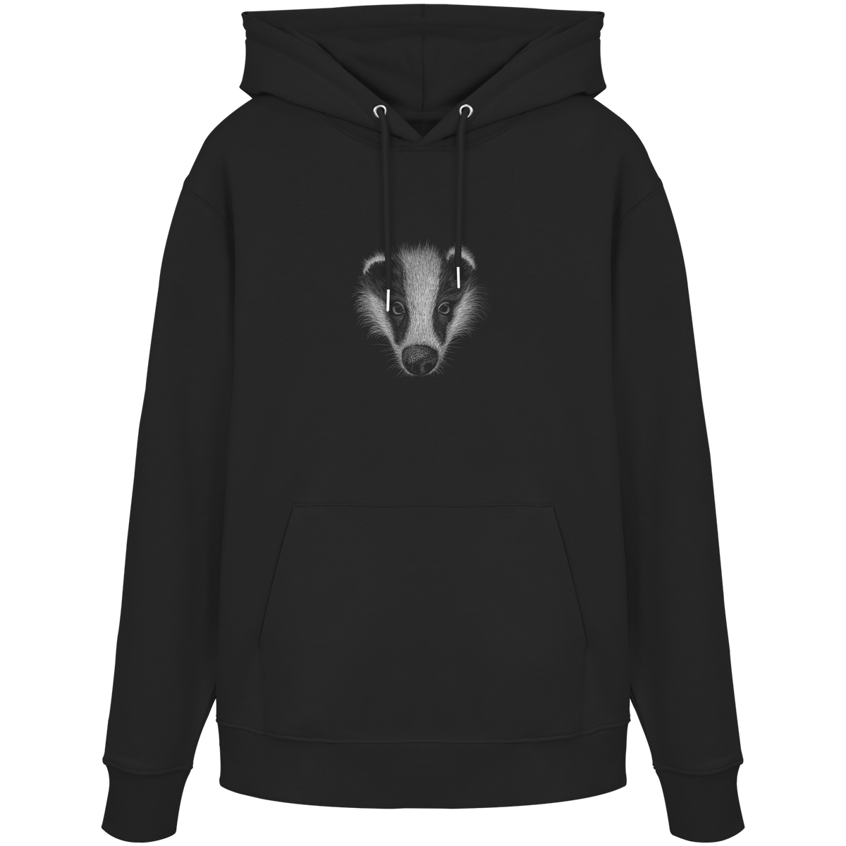 Kritzel-Kunst Dachs Illustration - Organic Hoodie