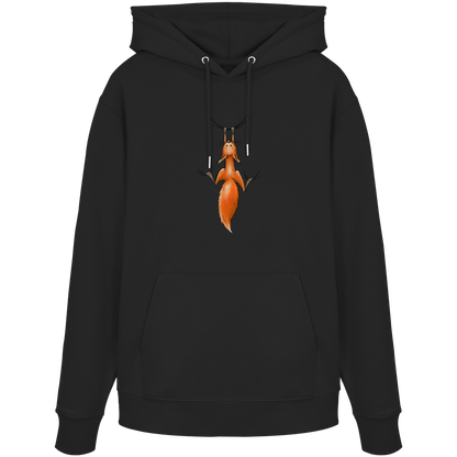 Rotes Eichhörnchen hängt ab - Organic Hoodie