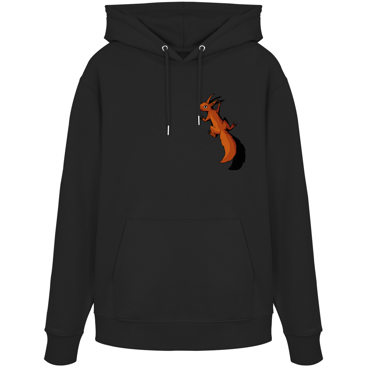 Süßes Eichhörnchen klettert - Organic Hoodie
