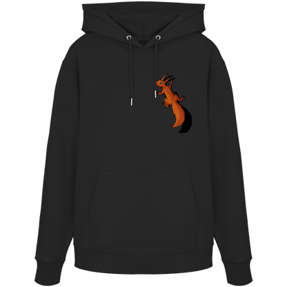 Süßes Eichhörnchen klettert - Organic Hoodie