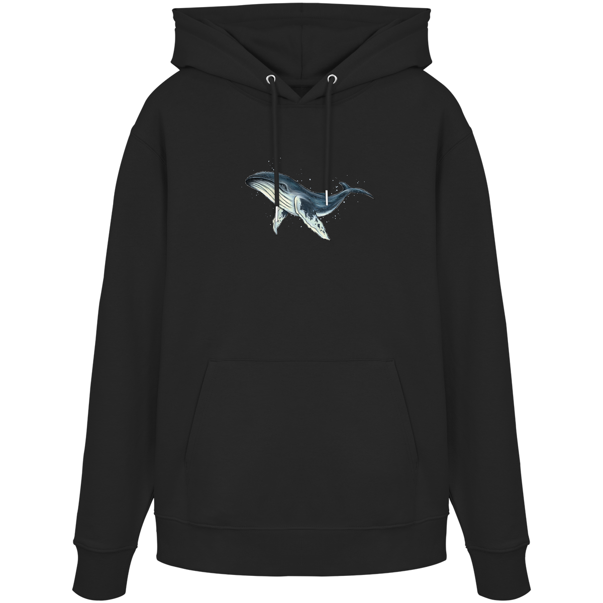 Tiefsee Ozean-Riese Buckelwal - Organic Hoodie